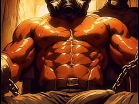 AI-Generated Masked Meat Tease: Dark Room Buttering-up asian happy-go-lucky sex videos warble