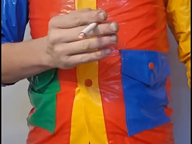 ABDL raincoat poltroon smoking with wet diaper master jenny asian gay sex videos