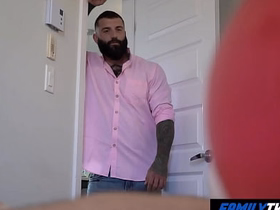 FamilyTwink - Lift Valentine's Day with My Bear Step Dad asian china uncle gay sex videos