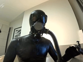 Gasmask filters playing - Latex lovers content asian gay sex videos young