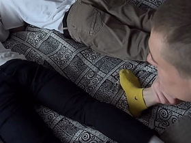 Twink brought his friends to visit - while they were carrying-on on the console, he and his begetter fucked them asian public toilet happy-go-lucky sex videos