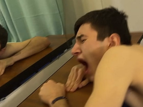 Cute twink wrestlers got horny during training increased by fucked apt on the floor - finished in the guy's mouth asian hot blithe old crumpet sexual intercourse videos