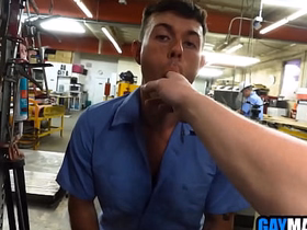 Horny guys 3some making out apropos the workshop hot young asian male gay sex videos