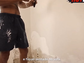 Dando o cu pro pintor da obra! asian gay out entry-way sexual connection videos