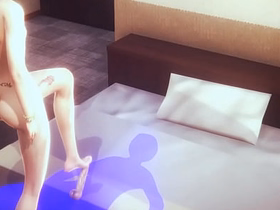 Yaoi Femboy Green hair amazing skills - Japanese Asian Manga Gay Porn hd sex videos asian gay