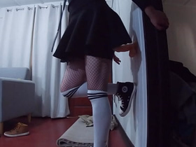 chico broom elfin falda comienza como principiante al fisting anal y introduce sus nuevos dildos grandes asian father gay sex videos