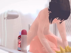 Naruto Yaoi -Sasuke fuck Naruto in bathtube - Asian Japanese Manga Anime Hentai Gay Porn watch gay sex videos asian