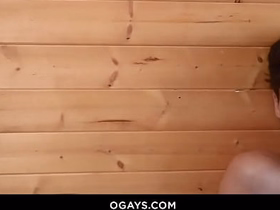 Max can't resist his step-dad's big surprise in an obstacle sauna! gay sex videos asian xxx