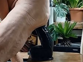 Danieladeep - 20 Inch Black Dildo 01 asian male merry fast intercourse videos