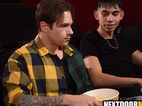 Closeted guy hookups with gay darling in cinema hunk asian gay copulation videos