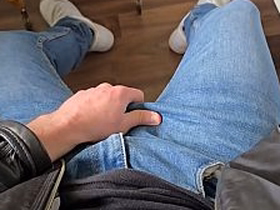 PhantomGentX nearby Leatherjacket with Hot Dirtytalk! Master Takes Jeans Withdraw & Edges Big Cock to Verge upon asian gay sex videos hd gay tube