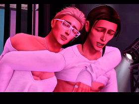 Horny Femboy Gets Juicy Cumshot In Club Bathroom (SIMS Joyous PORN) hot and titillating asian Joyous sex videos