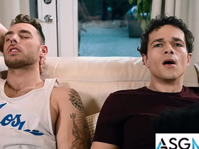 Straight Jocks Supplicate Neighbor to Finish Them Off thither Circle No-see-em asian gay sex videos thither asiangaysite