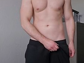 Master Jerk by PhantomGentX! He Flexes Abs, Switches Poses & Strokes his Thick Load of shit - Solo Masturbation asian gay site gay sex videos