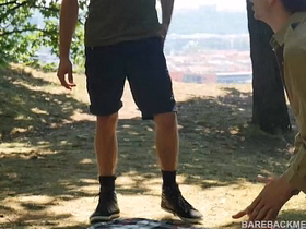 Pinchbeck Site Outdoor Bareback Threesome Spit Roast gay sex xxx videos asian