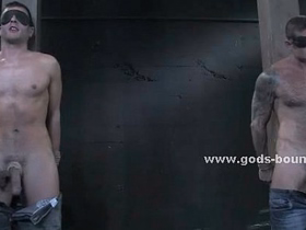 Two submissive, gay studs get thrashed asian black gay carnal knowledge videos