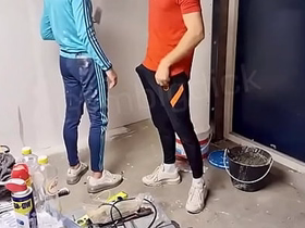 Team a few Guy Asian construction assistants have sex  outdoor asian teenagers gay sex videos