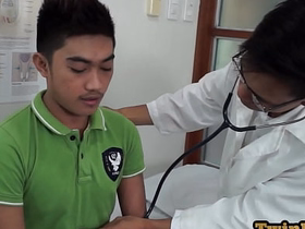 Blithe doctor seduces nympho Asian patient in medical room asian Blithe sex videos village