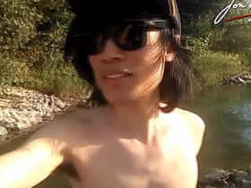 Jon Arteen is this slim Asian twink boy dancing a silvery strip-tease atop the river smiling showing his working pubes doing outdoor delighted porn with a sneaker and underwear fetish asian delighted dealings videos only fans