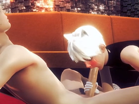 Yaoi Femboy - Alan Handjob and blowjob - Sissy Ambuscado Crossdresser Anime Manga Japanese Asian Game Porn Joyous gay sex videos asian aged men