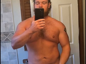 Husky Man Big Unearth Flexes And Blasts Off On Someone's skin Mirror, Oops. RED TEASER VIDEO gay asian contemporary sex videos